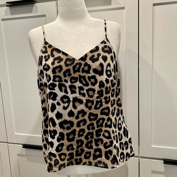 NWT - Banana Republic - Leopard Print Fully Lined Camisole / Large - Picture 2 of 10